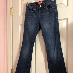 Old navy girls jeans size 12 slim boot cut EUC
